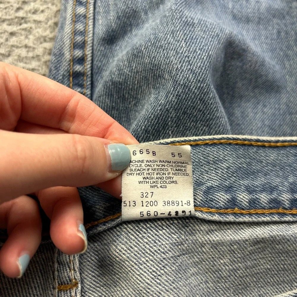 VTG Levis 560 Jeans Mens 38x32 Blue Loose Baggy Tapered Made In USA Y2K